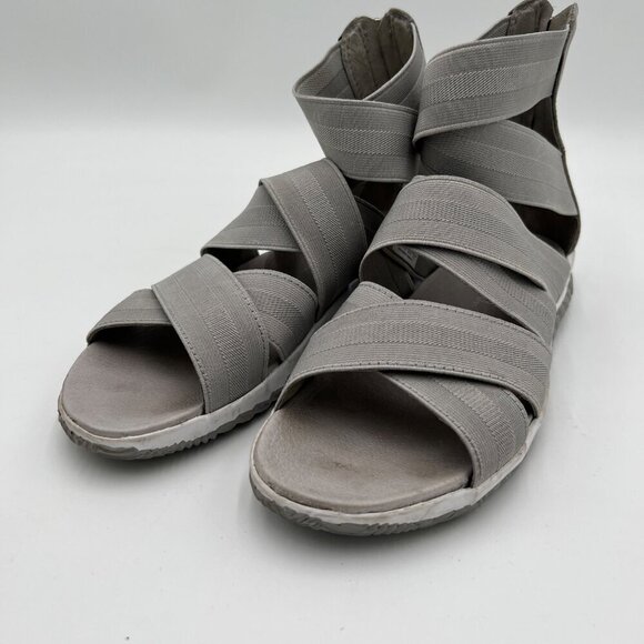 Sorel Out 'N About Plus Strappy Sandal in Dove Grey woman's Size 7.5 - Picture 3 of 9